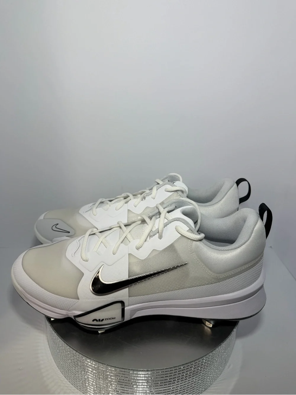 Nike White and Light Gray Athletic Trainers size 13 new w/out tags